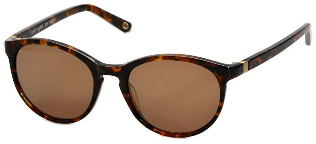 GERRY WEBER Sonnenbrille Elegante Damenbrille, Vollrand, Pantoform braun