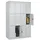 Californian Products CP Schließfachschrank Classic Plus lichtgrau 080000-403 S10008, 12 Schließfächer 120,0 x 50,0 x 185,0 cm