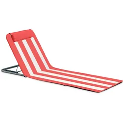 Oviala Business 2er-Set Clic Clac des plages aus Textilene Denim und Melba