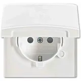 Busch-Jaeger Steckdoseneinsatz IP44 Weiß 2 St.