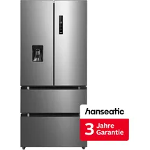Hanseatic HFD18983DWDI French Door (512 l, 1898 mm hoch, Edelstahl)