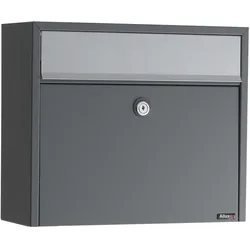 ALLUX LT150 Briefkasten - Anthrazit mit Euro Schloss