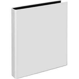 Veloflex Ringbuch VELOCOLOR Classic, Ordner, Ringordner, 4-Ring-Mechanik, DIN A4, Karton, weiß,