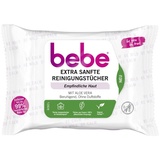 bebe Extra Sanfte Reinigungstücher mit Aloe Vera - 25.0 Stück