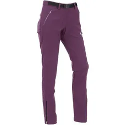 MAUL Damen Hose Peak Perle Softshell Trekk.Hos, flieder, 44