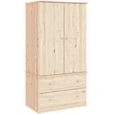 vidaXL Kleiderschrank ALTA 90x55x170 cm Massivholz Kiefer