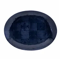 Maxwell & Williams Servierplatte Arc in Dunkelblau – (L)36