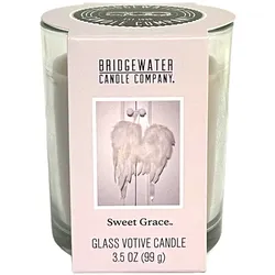 Bridgewater Glas Votive Kerze Sweet Grace