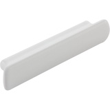 Furnipart Griff Keramik Vanilla - Möbelgriff flach LA96 - ideal als Kommodengriff, Keramik weiß