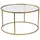 CaliCosy Couchtisch Gold Metall 80 x 43 cm