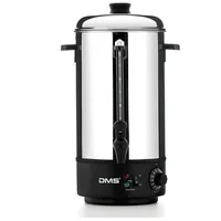 DMS 8 Liter Glühweinkocher aus Edelstahl | Glühwein- und Einkochautomat | Heißgetränkeautomat | Wasserkocher | 1800 Watt | stufenlose Temperatureinstellung | Zapfhahn