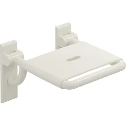Klappsitz Serie 801 (Ausführung: Klappsitz Hewi Serie 801 mit Gabelgelenk reinweiß)