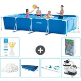 Rechteckiger Frame Pool - 450x220x84 Cm - 7-teilig  S153