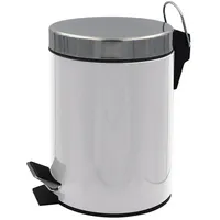 RIDDER Kosmetikeimer, Abfalleimer Timon 5 Liter weiß | Gr.: