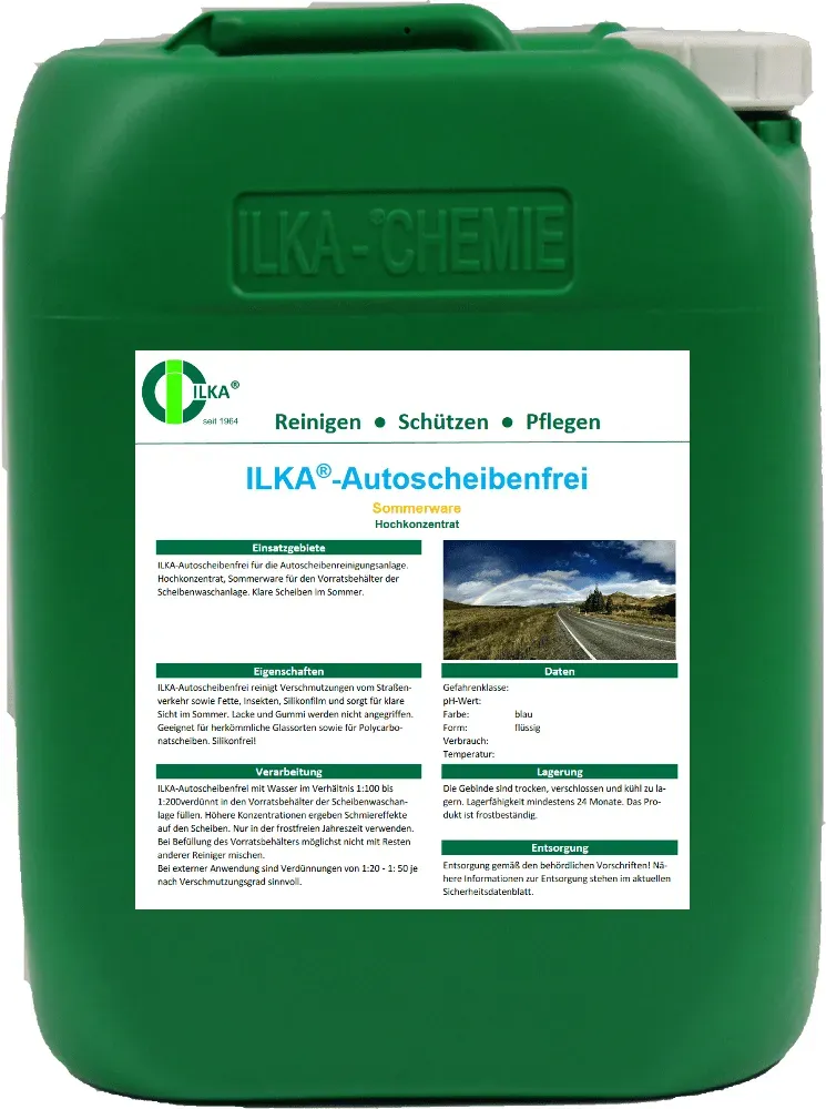 ILKA - Autoscheibenfrei Sommer | Konzentrat - 20ltr