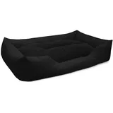 BedDog Hundebett Mimi, Hundesofa aus Cordura, Microfaser-Velours, waschbares Hundebett Vier-eckig