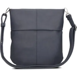Zwei Mademoiselle.M Schultertasche 27 cm blau