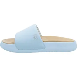 Rieker Damen Narooma W3250 Slide, Blau, 40 EU