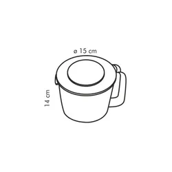 Tescoma Messbecher Messkanne Messbehälter Messgefäß Küche Mixbecher Skala 1,5 L