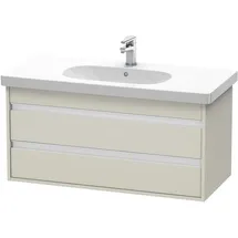 Duravit Waschtischunterschrank 2 Auszüge 100 x 48 x 45,5 cm Taupe Matt