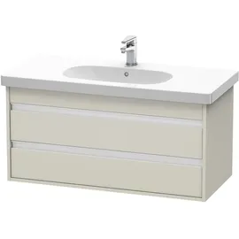 Duravit Waschtischunterschrank 2 Auszüge 100 x 48 x 45,5 cm Taupe Matt