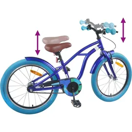 vidaXL Kinderfahrrad 18 Zoll dunkelblau
