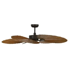 LUCCI Bali 132 Deckenventilator Braun