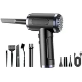 Druckluft-Blaspistole, 3 Geschwindigkeiten, 50.000 U/min, Trockenluftbomben-PC-Gebläse, USB-wiederaufladbarer Computer-Staubentferner mit