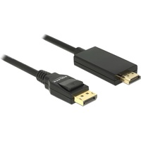 DeLock DisplayPort 1.2 [Stecker] > HDMI [Stecker] Adapterkabel, 2m,