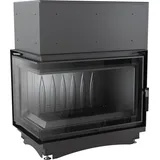 Kamineinsatz Gusseisen OLIWIA links 16 kW Ø 200 DECO