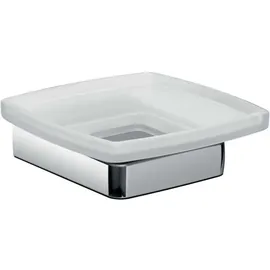 EMCO Trend Seifenhalter Wandmodell, Kristallglas satiniert,