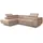Sofnet Eckcouch Cord 5-Sitzer Rosa