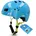 Plus Game XS/S 48-54 cm Kinder blau 2021