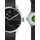 Withings ScanWatch 2 38 mm schwarz/silber, Sport Fluorelastomer-Armband schwarz/silber