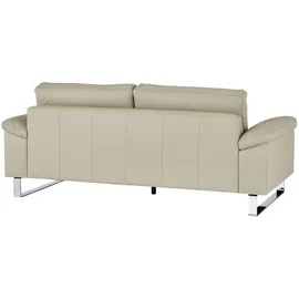 Max Schelling Ledersofa 2-Sitzer Creme