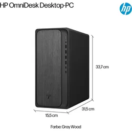 HP OmniDesk M02-0176ng AMD Ryzen 7 8700G 4,2 GHz 16 GB RAM 512 GB SSD