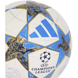 adidas UCL 25/26 League Stage J350 Kids, Ball / White/Blue/Gold / 5