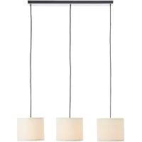 Brilliant Pendelleuchte Teddy Stoff Beige