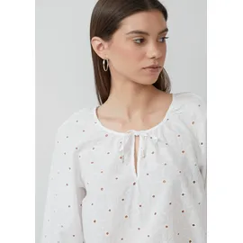 QS Bluse mit Lochstickerei Weiß 44