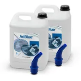 AdBlue inkl. Ausgießer, Harnstoffbasiertes Dieselmotor-Additiv zur Verringerung der NOx-Emissionen, gemäß ISO 22241-1, 10 L (2 x 5 L)