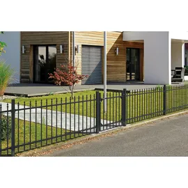 GAH Alberts Zauneinzeltür Chaussee Set 1,2 x 1 m schwarz