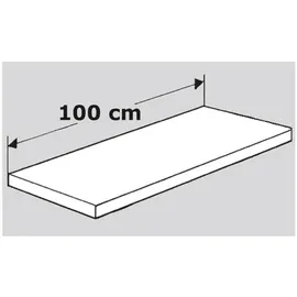 Kerkmann Fachboden für Stahlregal »Stora 100« 30 cm tief schwarz, 100x30 cm