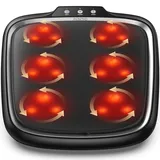 RENPHO Fußmassagegerät mit Wärme, Shiatsu Fussmassagegerät Elektrisch,18 Flexible Kneading Massageköpfen, Fussmassagegerät für Plantar Fasciitis, Vatertagsgeschenk für Papa