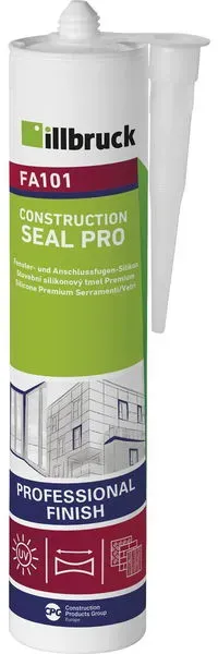 Illbruck FA101 Fenster- und Anschlussfugen-Silikon - transparent ; 310 ml