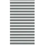 vidaXL Doppelrollo 135 x 230 cm Dunkelgrau