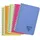 Clairefontaine Spiralblock Doppelspiralbuch 9,5x14 cm 50 Blatt kariert Farben sortiert