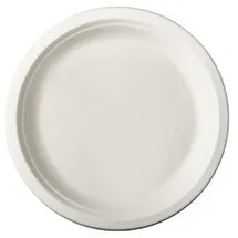 Papstar Einwegteller Zuckerrohrteller Ø 23 cm 50 St. Weiß