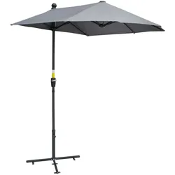 Outsunny Sonnenschirm Stahl, Polyesterstoff