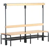 Sypro Umkleidebank 200 x 0 x 0 cm Anthrazit