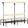 Sypro Umkleidebank 200 x 0 x 0 cm Anthrazit